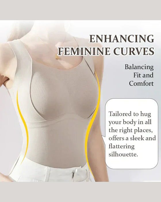 Bra Kvinner Termisk Tank Topper Med Innbygd