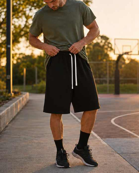 Herreshorts Enfargede Med Snorlukking