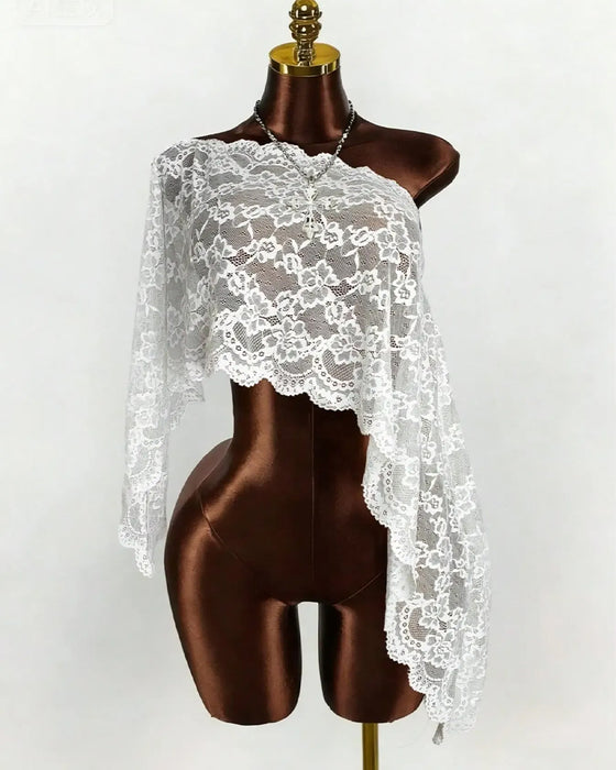 Cover-Ups Sheer Blonder Langermet