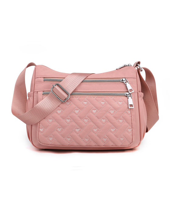 Uformell skulderveske med stor kapasitet