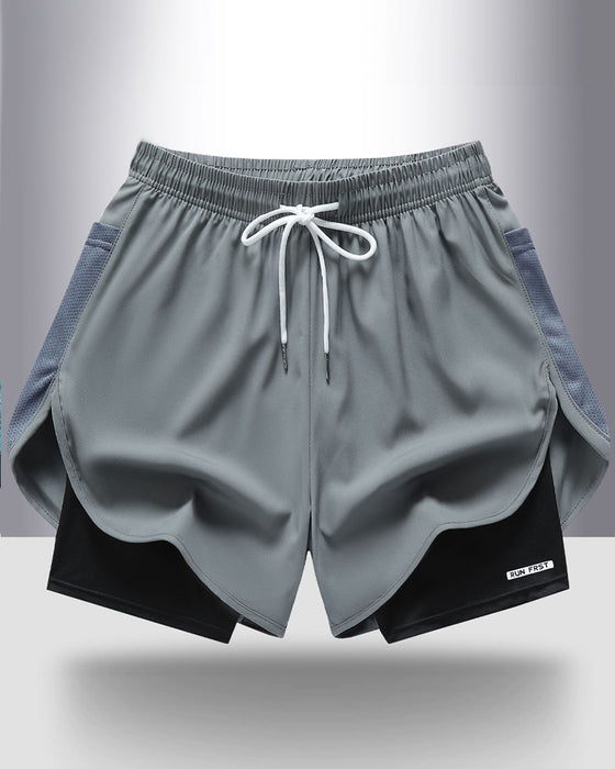 Shorts Pustende Hurtigtørkende Dobbeltlag