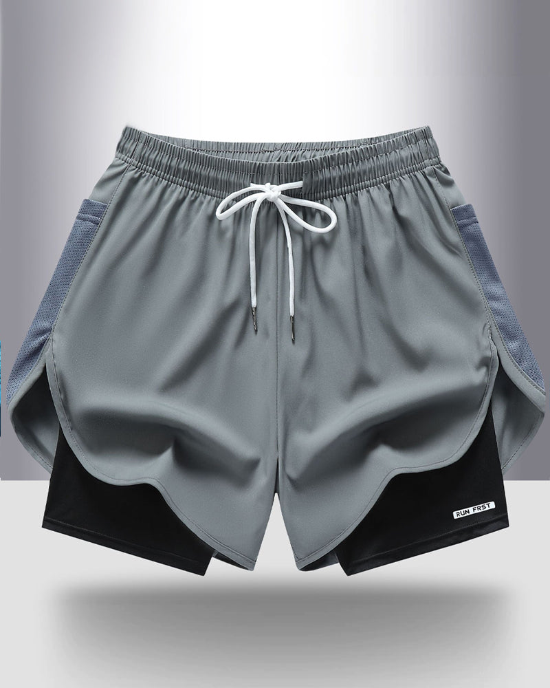 Shorts Pustende Hurtigtørkende Dobbeltlag