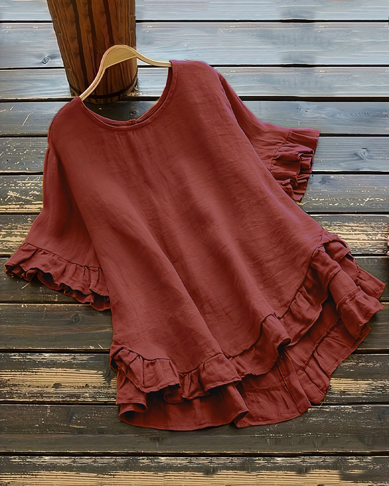 Topp Ensfarget Løs Rysj