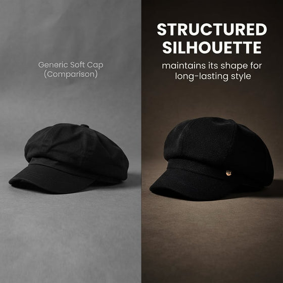 Britisk Stil Newsboy-Caps