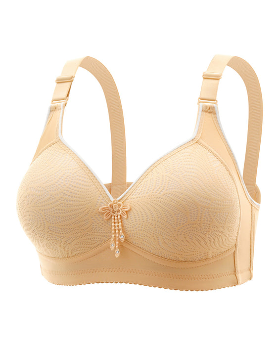 Sexy Blomstrete Bh Uten Bøyle