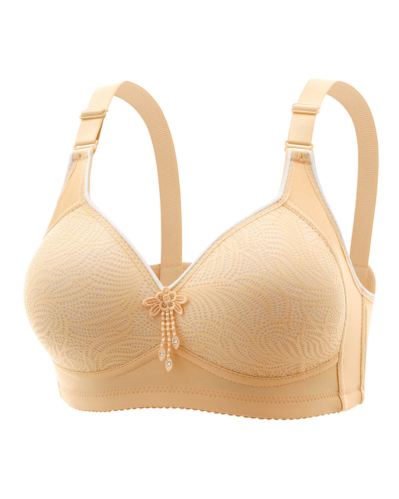 Sexy Blomstrete Bh Uten Bøyle