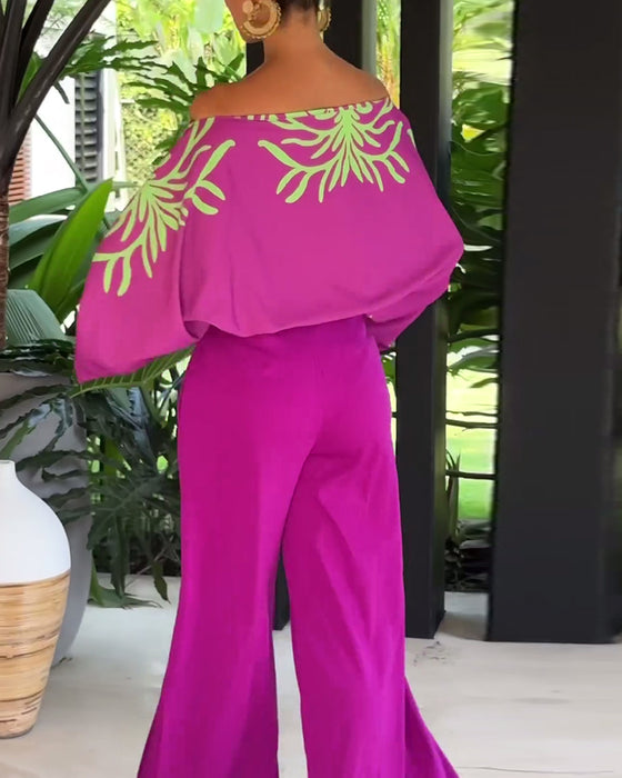 Elegant bluse med én skulder for damer