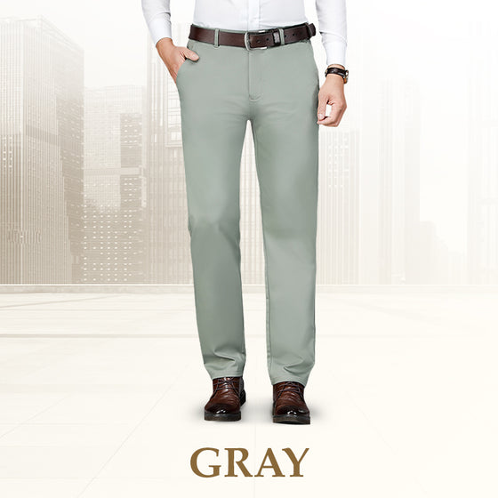 Herrebukser Med Høy Stretch I Straight Passform