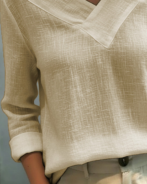 Topp Stilfull V-Hals Skulderfri