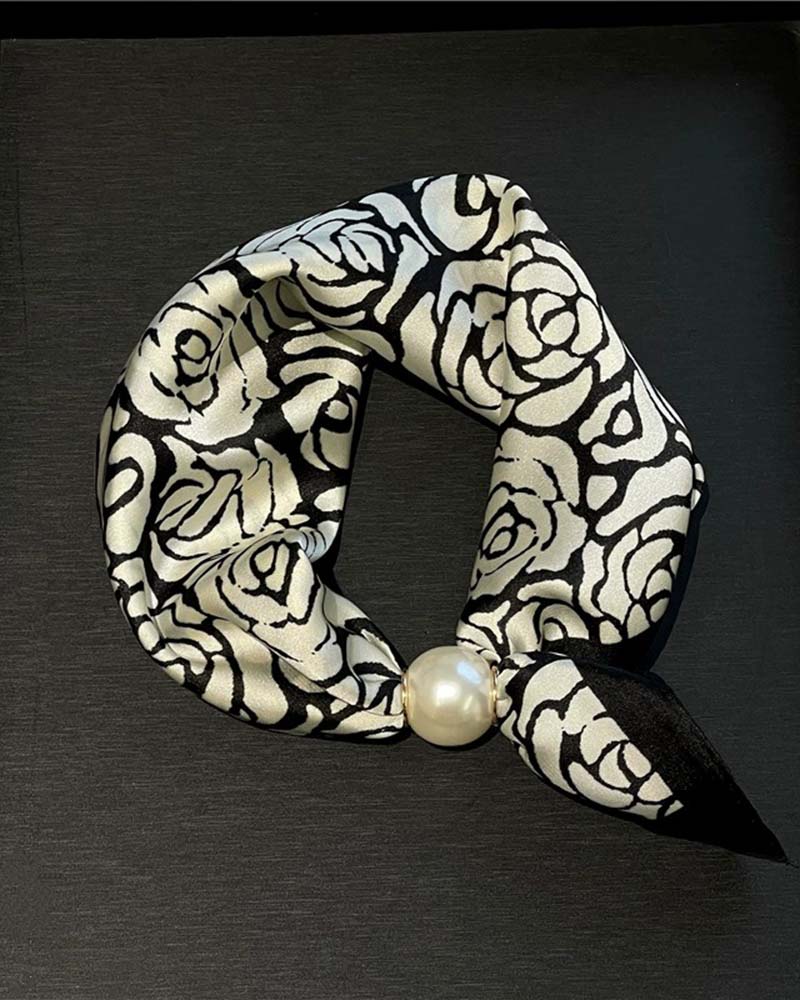 Enkel Glamour: Perlehalsbåndskjerf 🧣