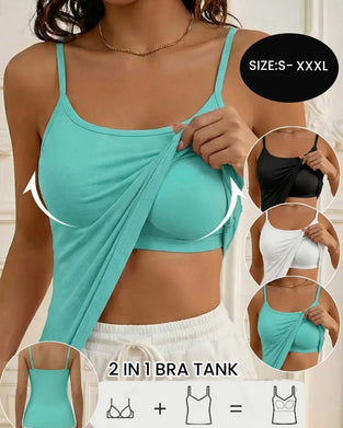 Cami Top Innebygd BH Stroppet