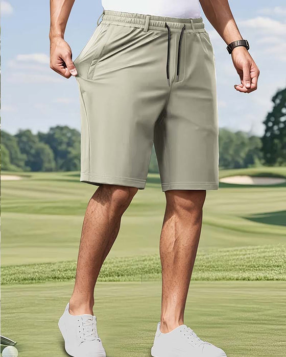 Shorts Elastisk Midje Dragsnor Herre
