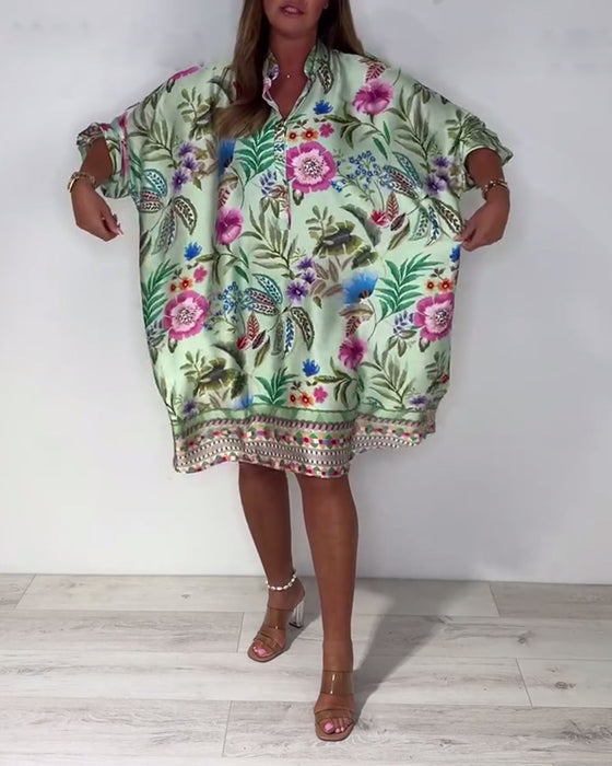 Kjole Ståkrage Ferie Blomstrete