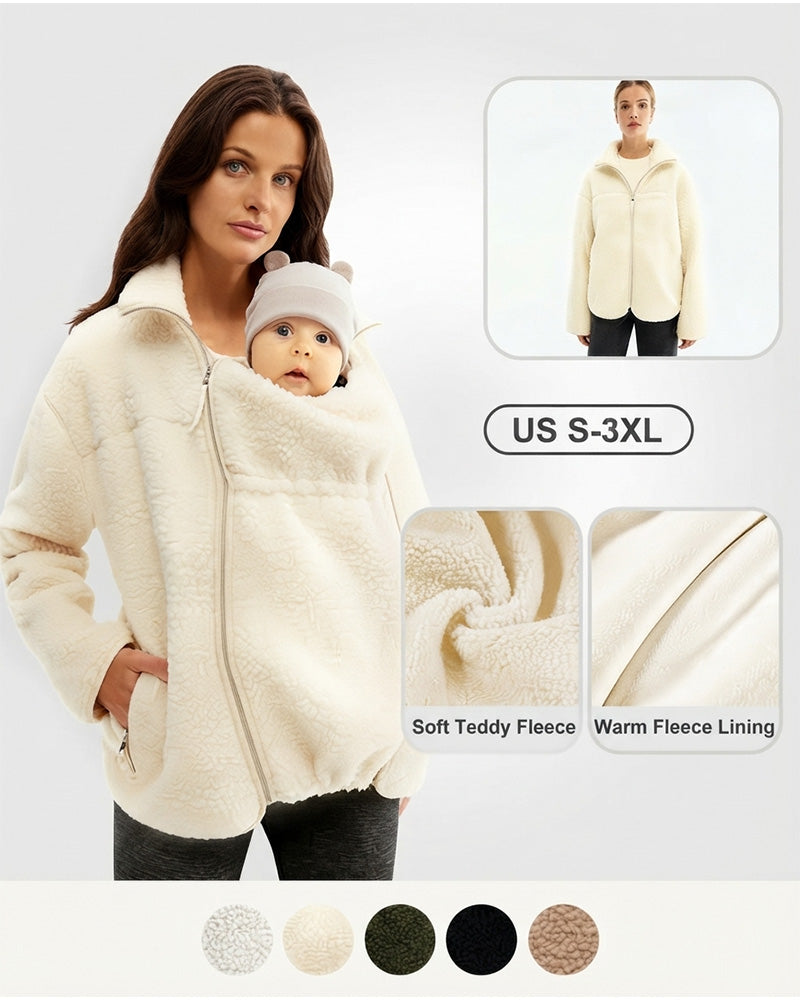 Dame 2-i-1 Hofte Lengde Casual Sport Ytterjakke