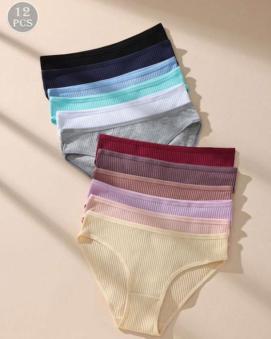 Truse Dames Pustende Vertikal Stripet Tekstur Føles Komfortabel Moteriktig Midje