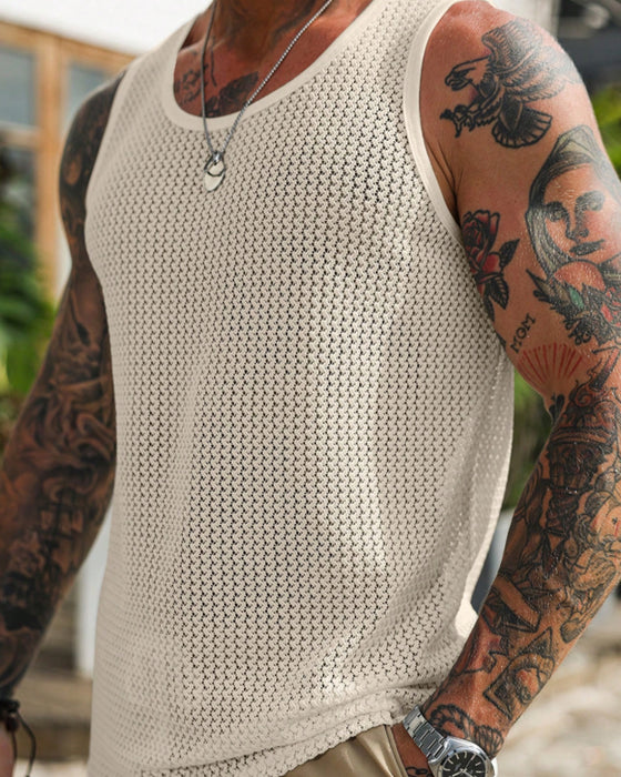 Tank Topp Nett Hul Ut
