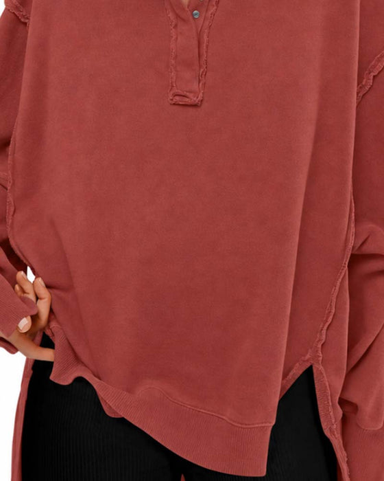 Sweatshirt Enfarget Langermet