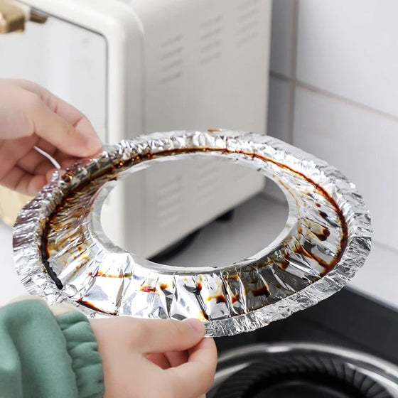 Gasskomfyr Aluminiumfolie Pute