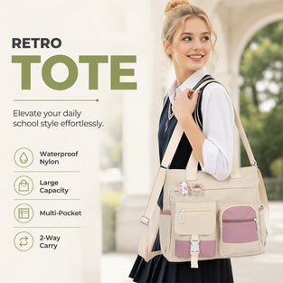 Veske Rommelig Canvas Tote Rom