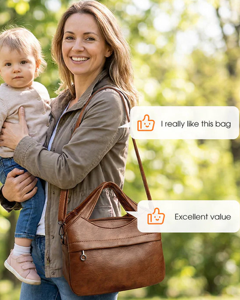 Veske Vintage Stor Kapasitet Crossbody