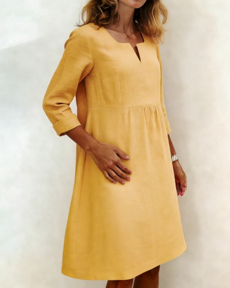 Kjole Liten V-hals Mote