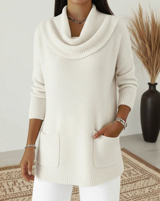 Pullover Halskrage Langermet