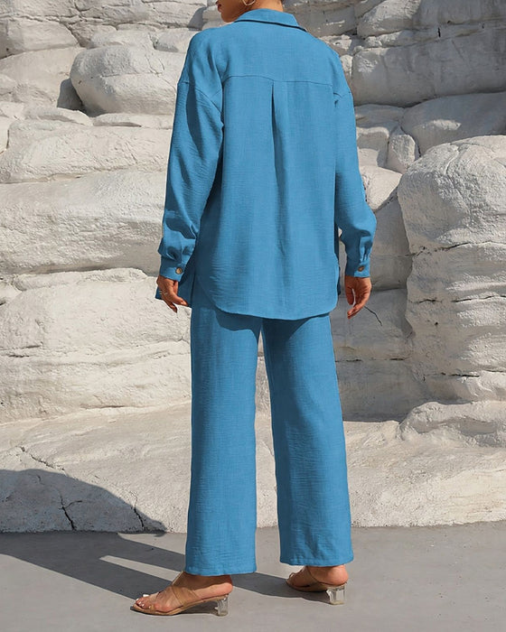 Sett Lang Erme Casual Solid