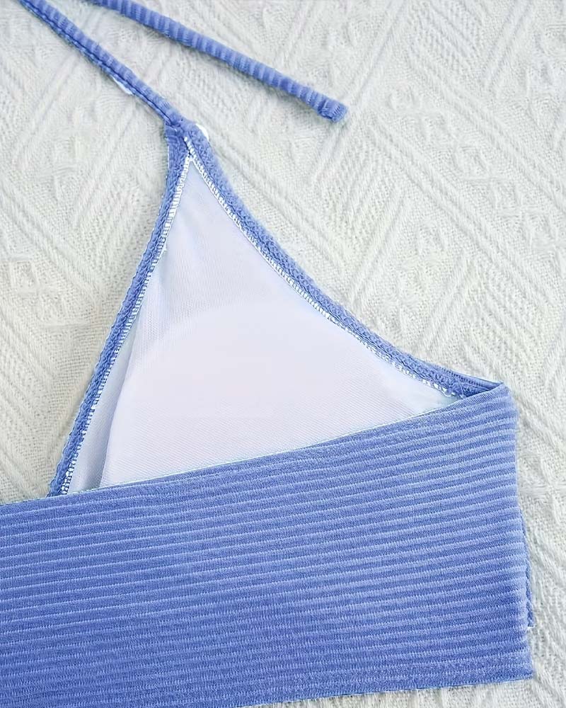 Bikini Halter Høy Midje