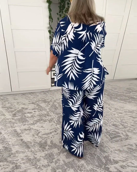 Svømmedrakt Tre-delt Hawaii-mønster