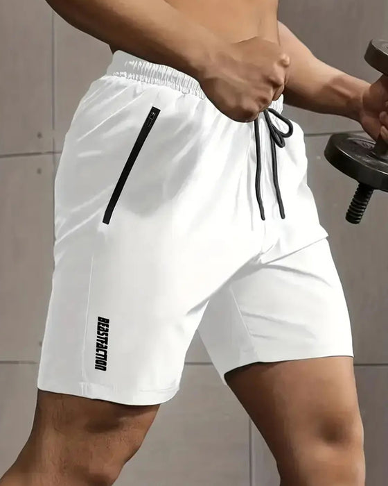 Herrer Shorts Rasktørkende Glidelåslomme Athletic