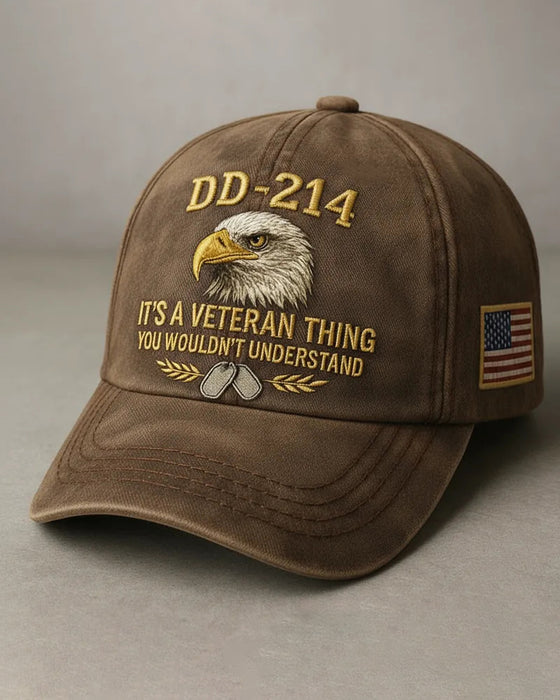 Lue DD-214 Veteran 3D-Brodert