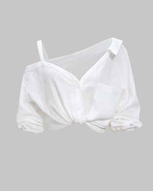 Bluse Enskulder Rem Vri