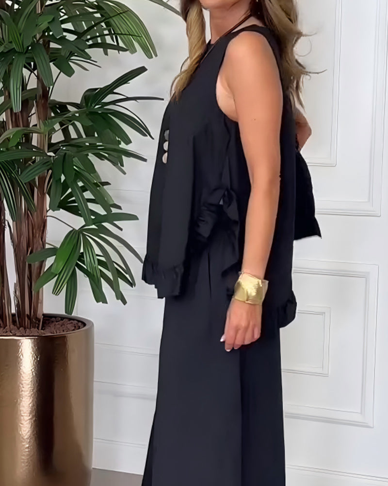 Bluse Ermløs Blonder Kant Camisole