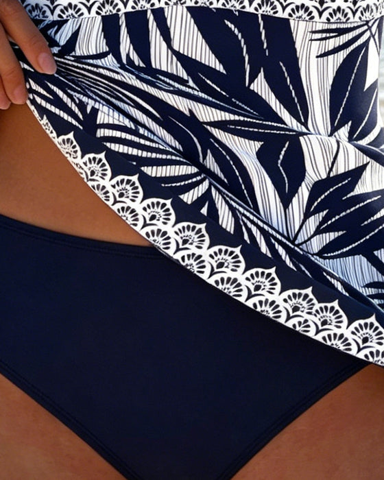 Tankini Botanisk Trykk Halter