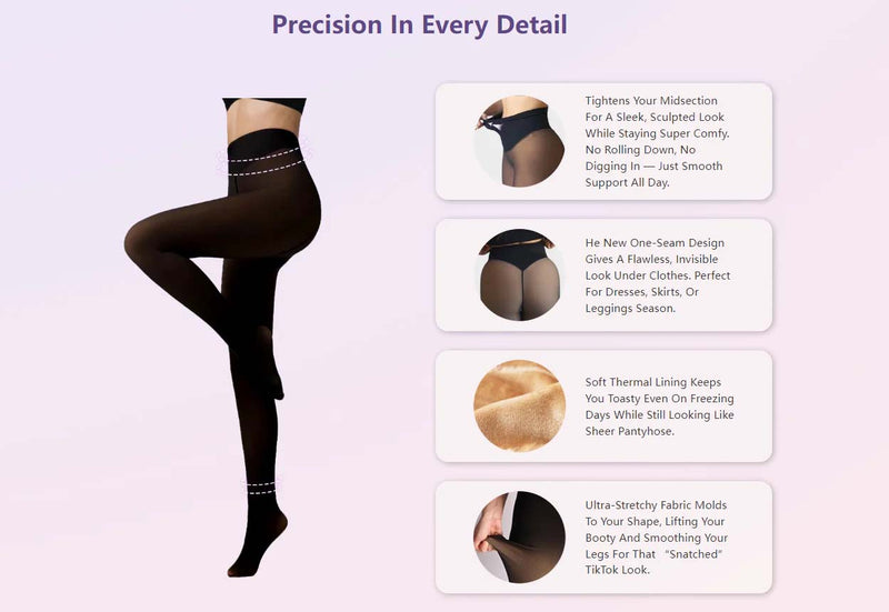 Fôrede Shaping-Leggings Med Én Søm