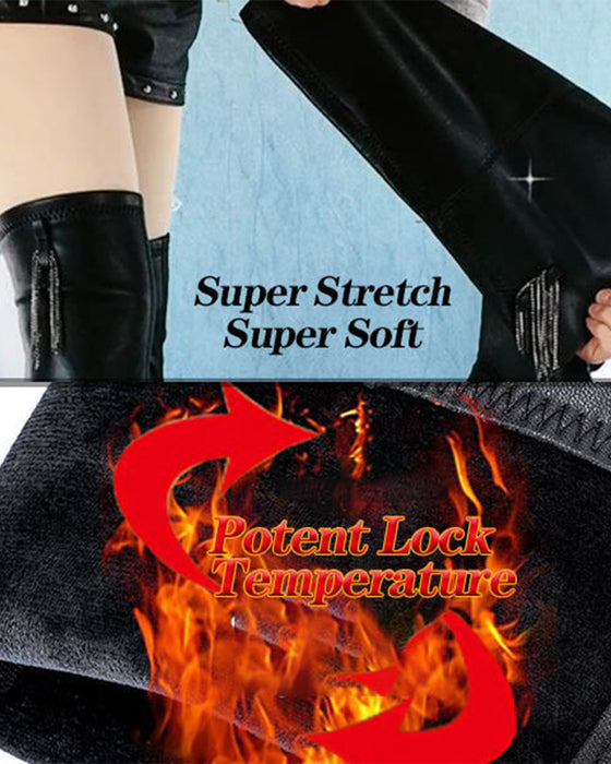 🔥 SISTE DAGS KAMPANJE 🔥🌸✨Varme skinnstøvler for kvinner