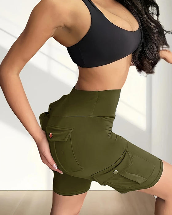 Leggings Enkeltspenne Ensfarget Yoga