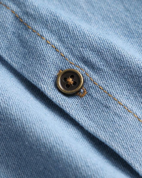 Krage Klassisk Edgy Denim Falsk