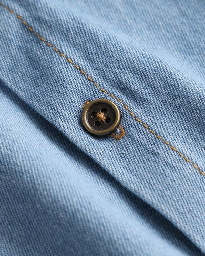 Krage Klassisk Edgy Denim Falsk