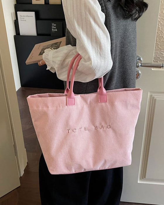 Veske Bokstavtrykk Tote
