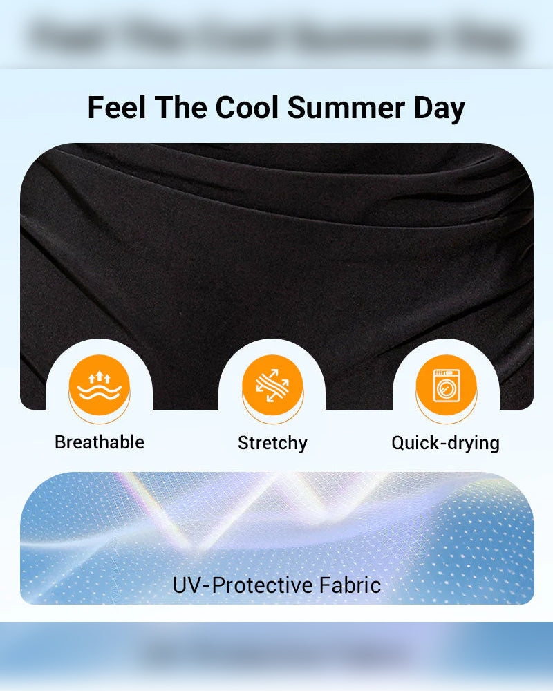 Sexy Rysj Ett Stykke Badedrakt – Rysjedetalj, Magekontroll & Levende Farger