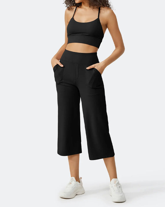 Bukse Slim Fit Casual Allsidig Lomme