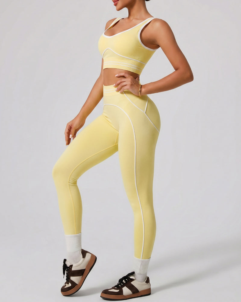 Set Sport Tank Høy Midje Yoga