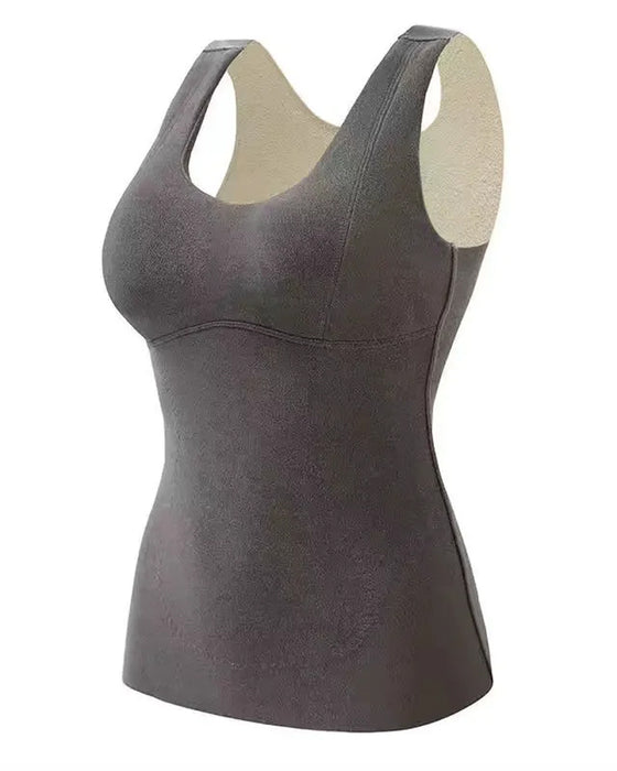 Tank Top Ensfarget Termisk