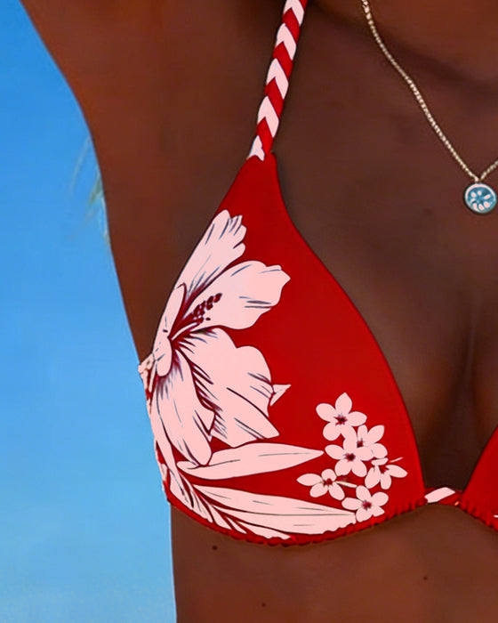 Bikini Enkel Sexy Halter Hals