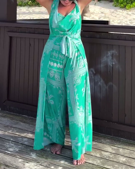 Badedrakt Personlig Og Elegant Brystinnpakket Trykt