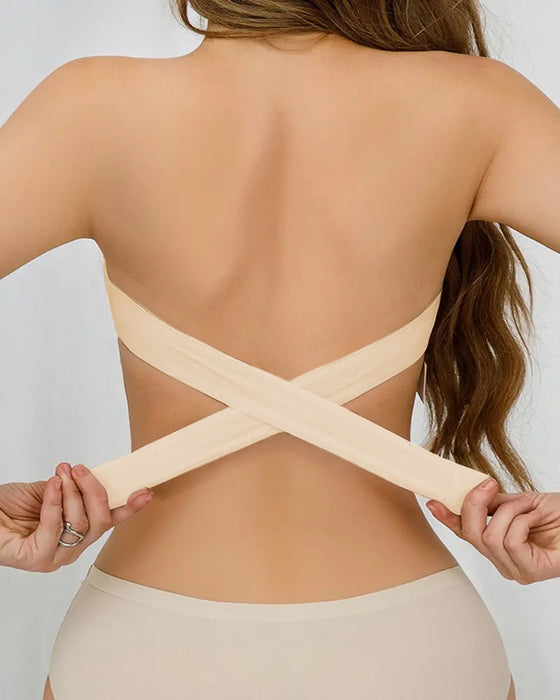 Bh-Topp Stroppeløs Sømløs Lukking I Siden Kryss