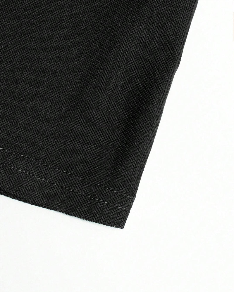 Skjorte Herre Regular Fit Kontrastbånd Kortermet Strikket Polo