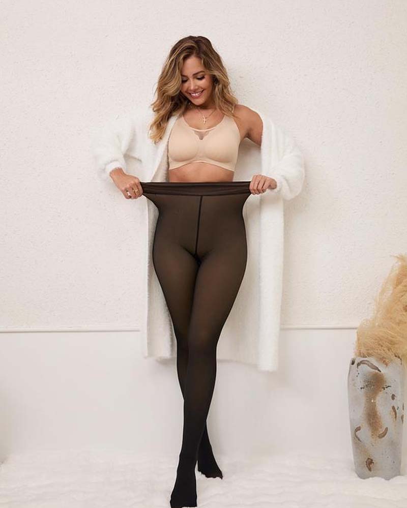 Fôrede Shaping-Leggings Med Én Søm