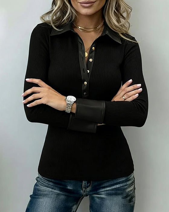 Topp Knappforan PU Panel